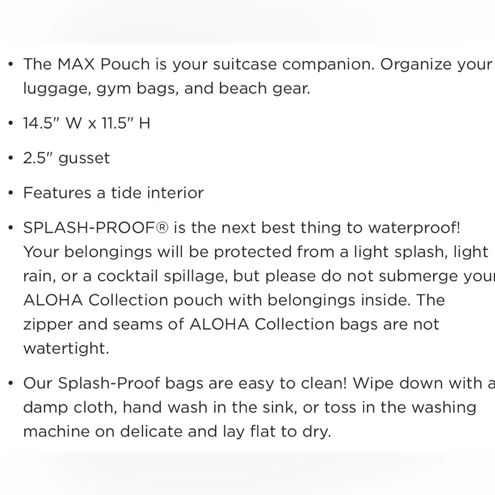 ALOHA Collection * Lucky 11 LIMITED
Puakenikeni MAX Bag - Picture 7 of 9